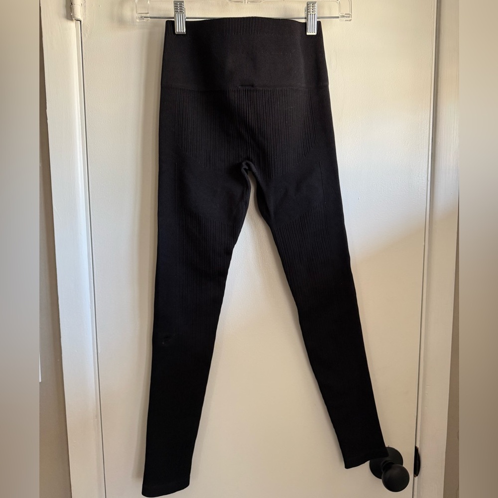 Fabletics Black Seamless Ribbed High-Waisted Legg… - image 2